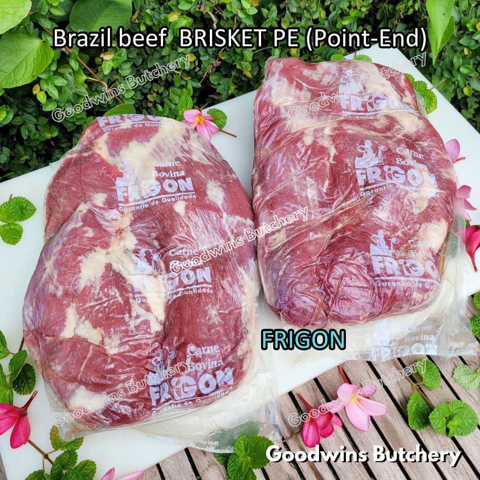 

Beef BRISKET PE (Point-End) frozen WHOLE CUTS | Australia Teys Ralphs | Brazil Friboi Frigon Minerva Carnemax | daging sapi pucuk sandung lamur