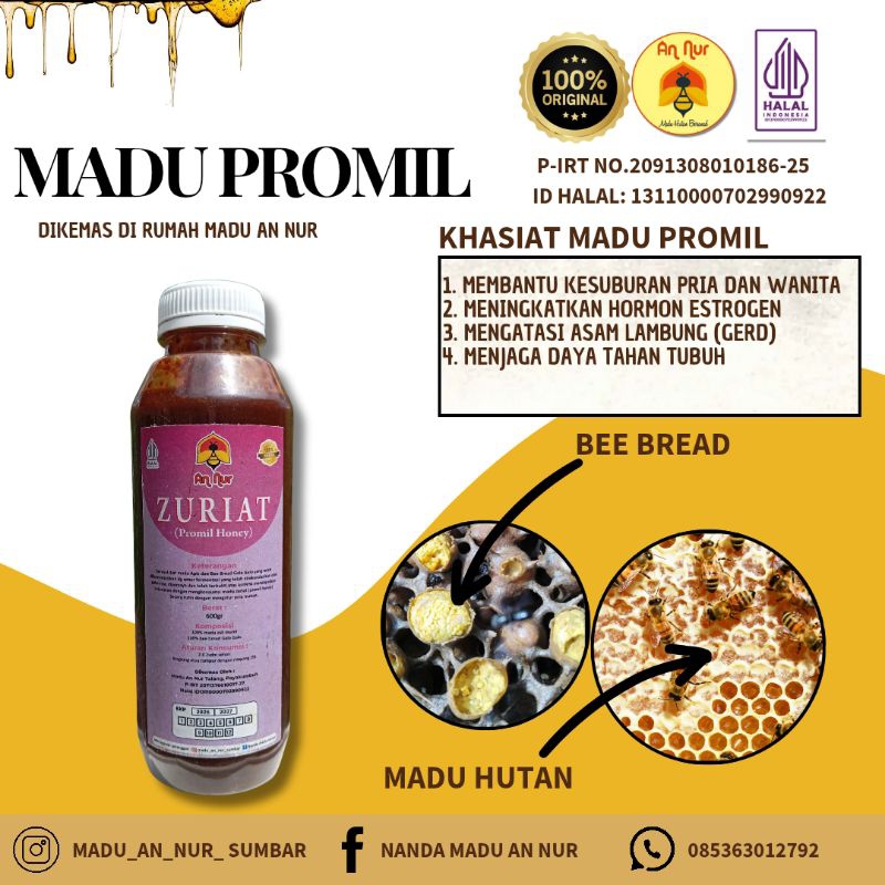 

Madu Promil, madu program hamil, madu kesuburan.