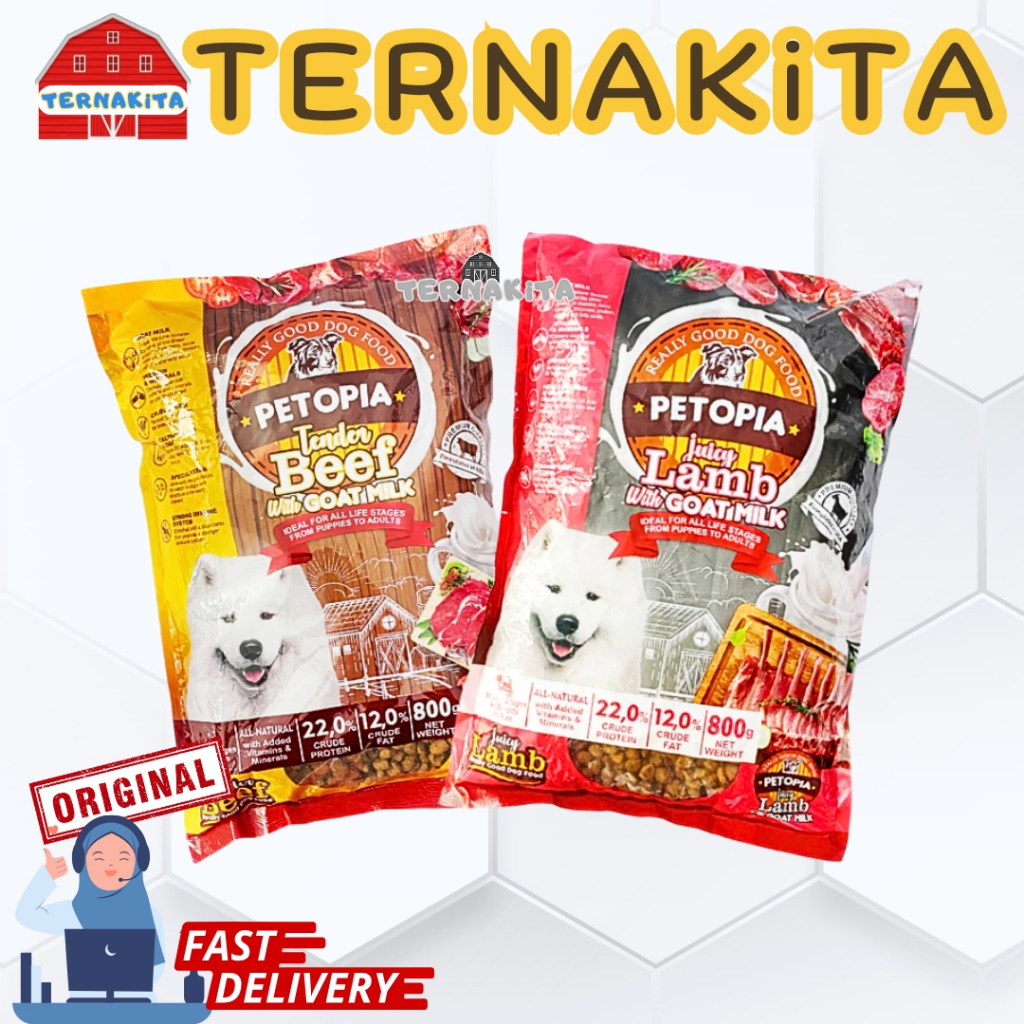 PETOPIA DRY FOOD 800GR - Petopia Dog Food All Stage Petopia Makanan Anjing Kering