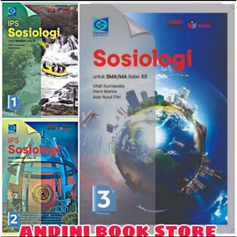 BUKU SOSIOLOGI KELAS 10 11 12 SMA/MA KURIKULUM MERDEKA GRAFINDO