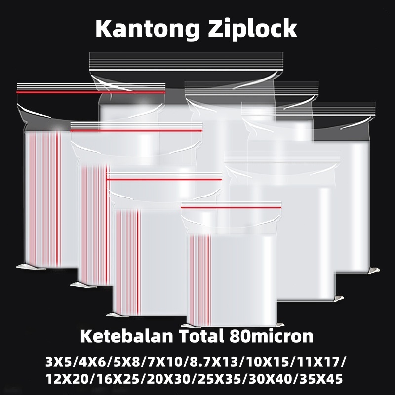 PLASTIK KLIP ZIPLOCK 20 x 30 cm PLASTIK KLIP ZIPLOCK CLIP 20x30cm