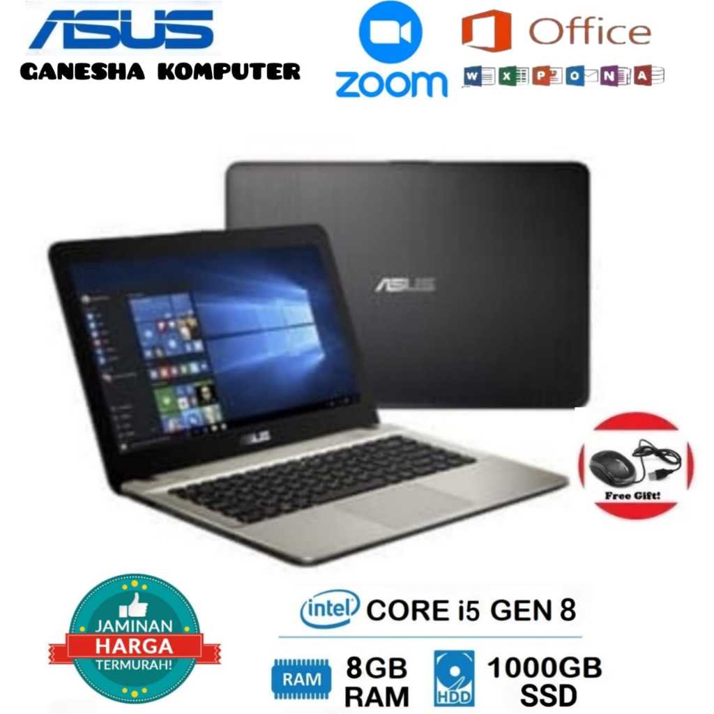 Laptop ASUS A442U Intel core i5 gen 8/Nvidia 2Gb gaming FREE MOUSE