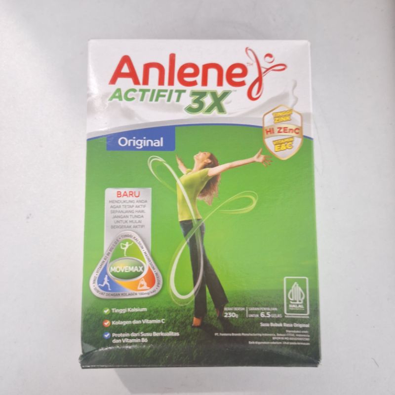 

Anlene Actifit 3X Susu Bubuk Dewasa Original 230 gr