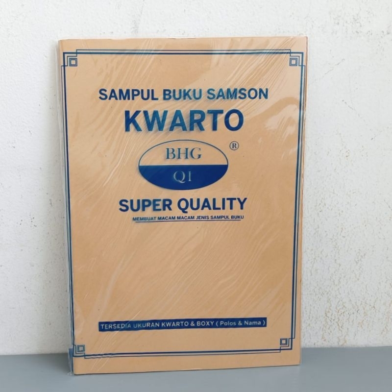 

SAMPUL BUKU COKLAT UKURAN KUARTO/KWARTO POLOS ( 20 LEMBAR )