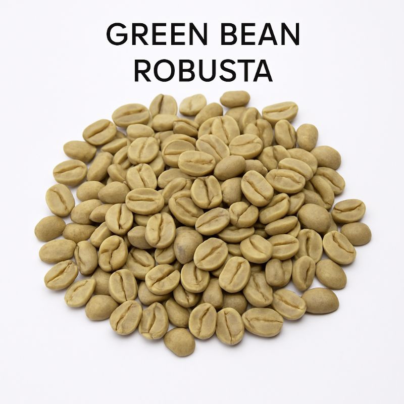 

Green Bean Kopi Robusta 1Kg | Biji Kopi Mentah Asli | Cocok untuk Roaster & UMKM
