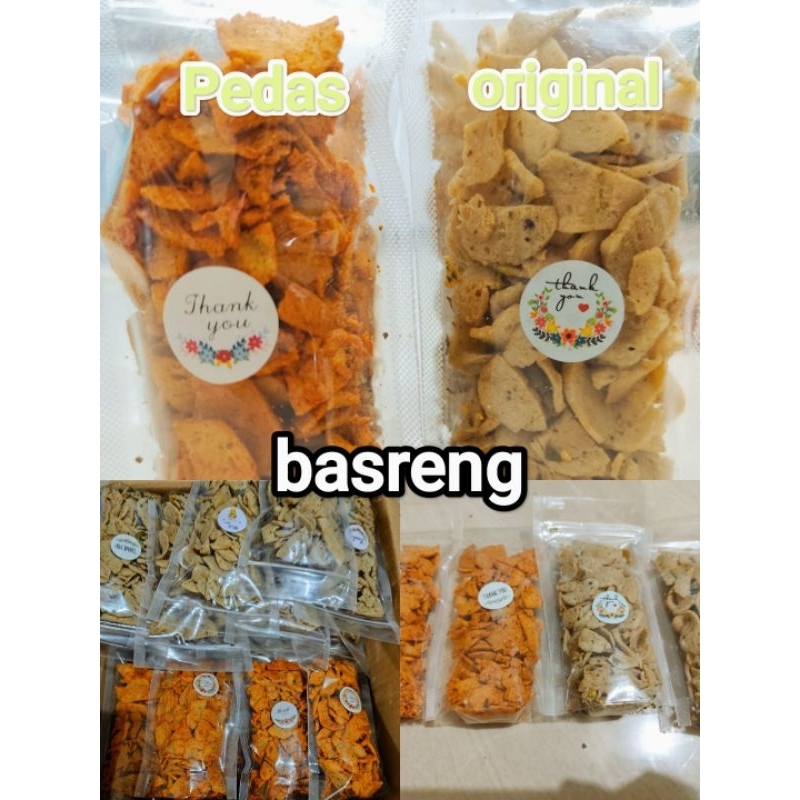 

Basreng original dan balado 76 gram