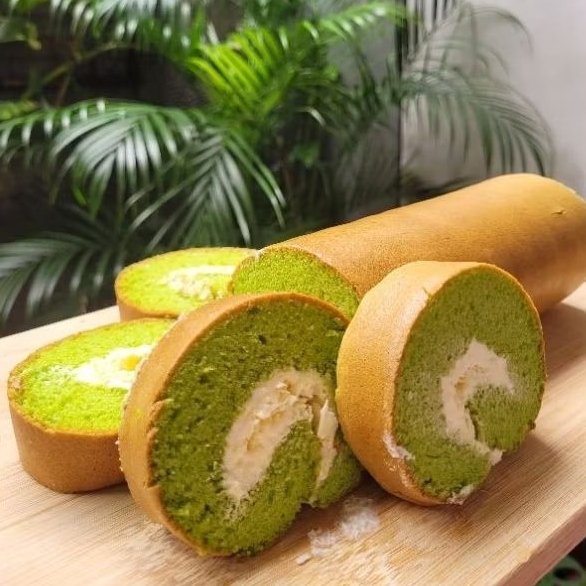 

Bolu Gulung Pandan butter creamcheese/ Bolu gulung keju / Roll cake