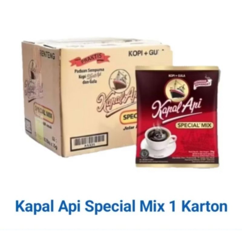 

Kopi Kapal Api Spesial Mix 1 dus isi 120 sachet