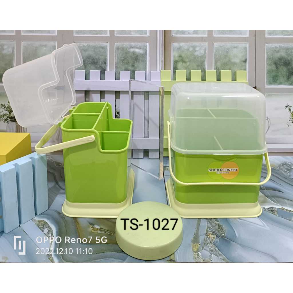 TEMPAT SENDOK GOLDEN SUNKIST+TUTUP