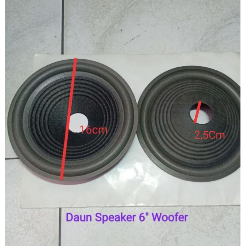 DAUN SPEAKER 6" WOOFER