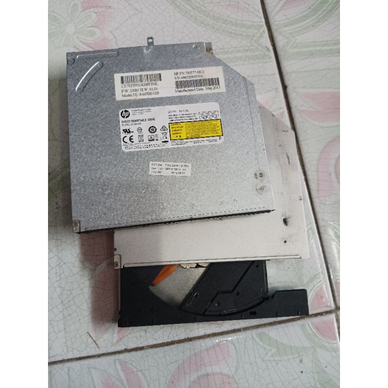 DVD RW Laptop Second Normal Tebal dan Tipis