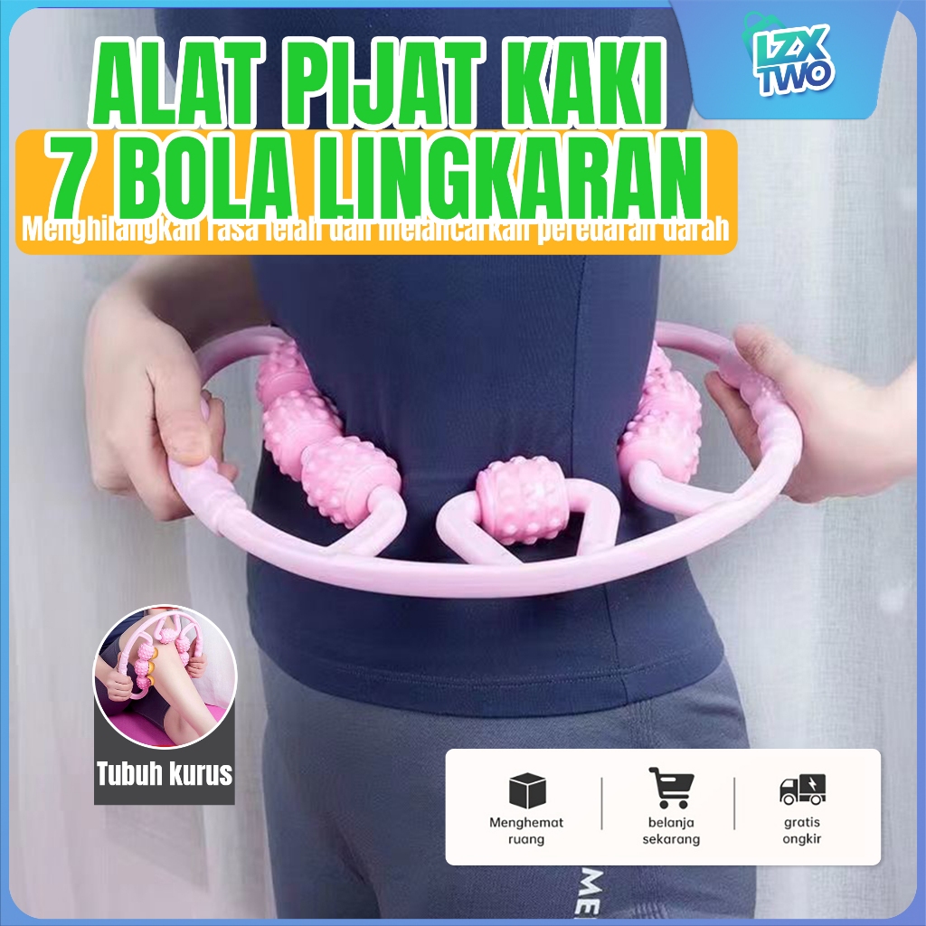 Tongkat pijat bola pijat Alat Pijat Kaki Relaksasi Otot Betis Pijat Manual Rol Leher & Bahu Stimulas