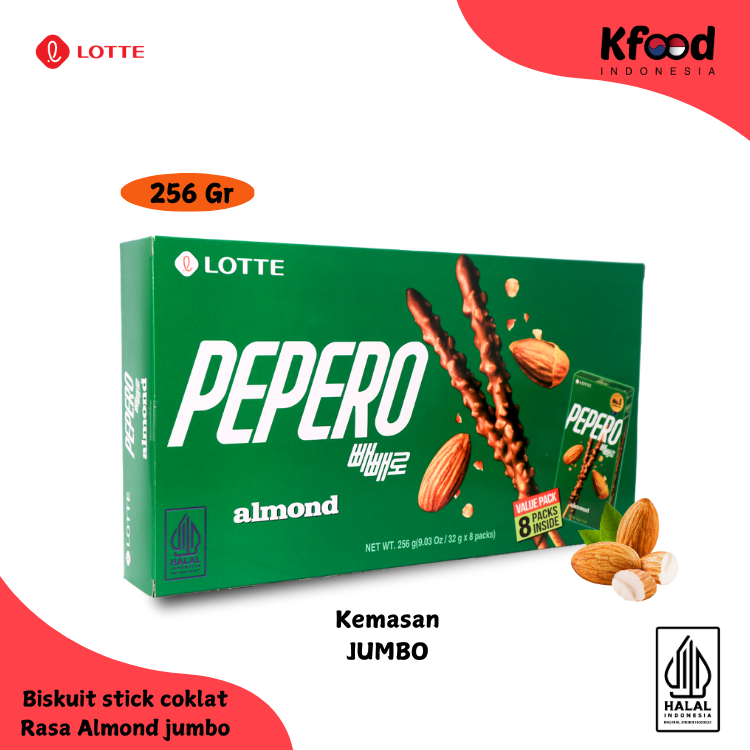 

Kfoodind - Lotte Almond Pepero Jumbo 256gr