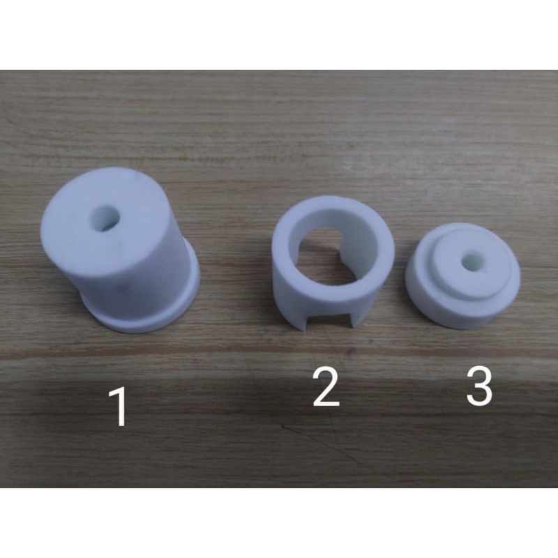 Dudukan Keramik Isolator Heater Lubang ld. 19 mm