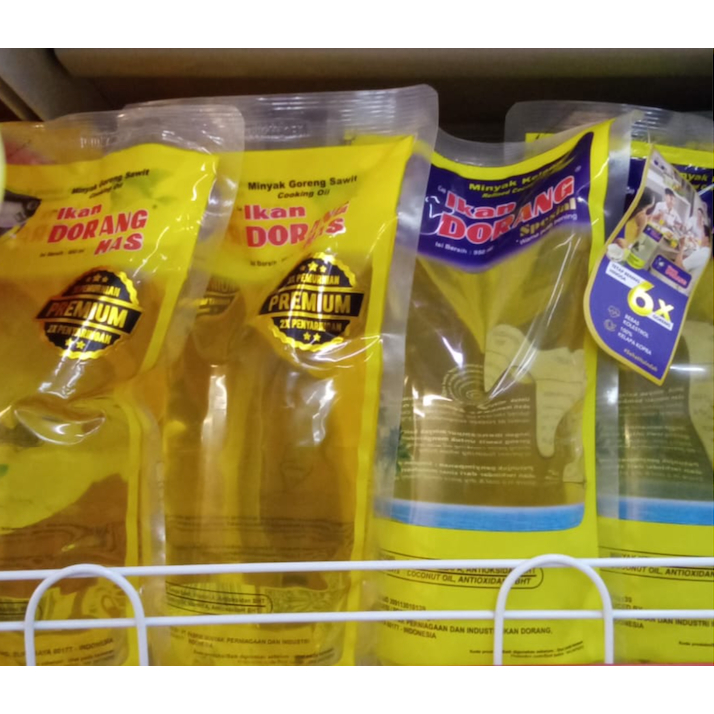 

Minyak Goreng Ikan Dorang Mas - Sawit Premium 950ML / Kelapa 950mL