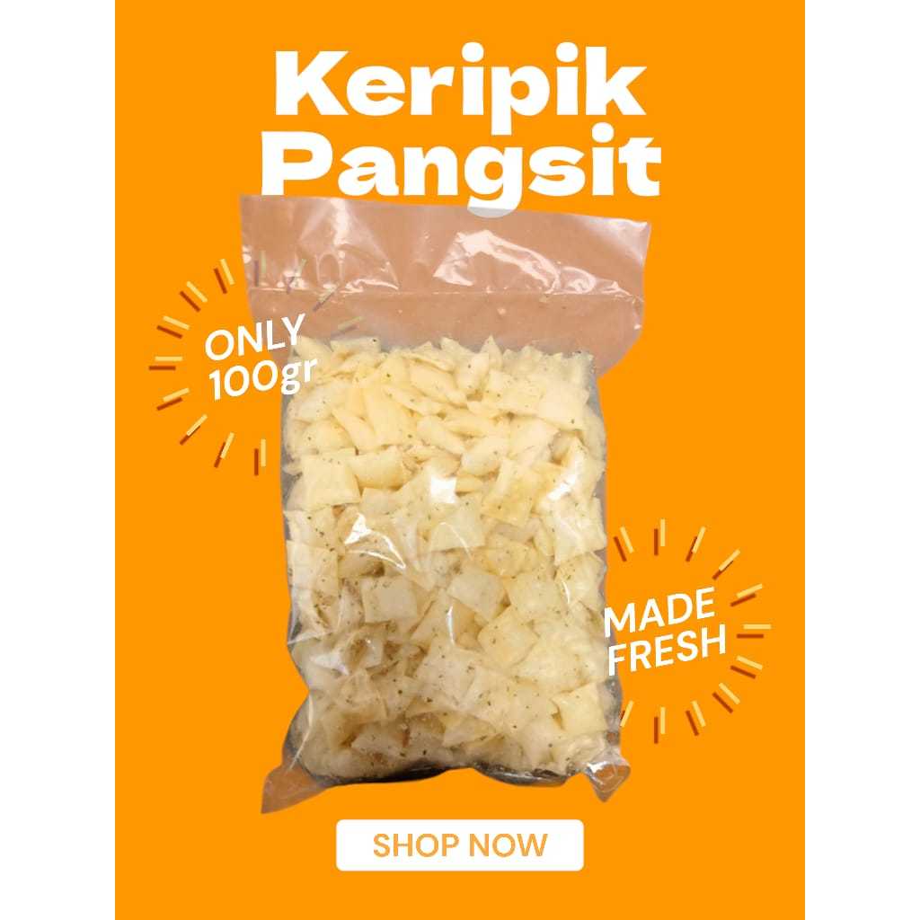

KERIPIK BAWANG 100gr / KERIPIK PANGSIT / KERIPIK AYAM BAWANG / KUE BAWANG / BUMBUCIN