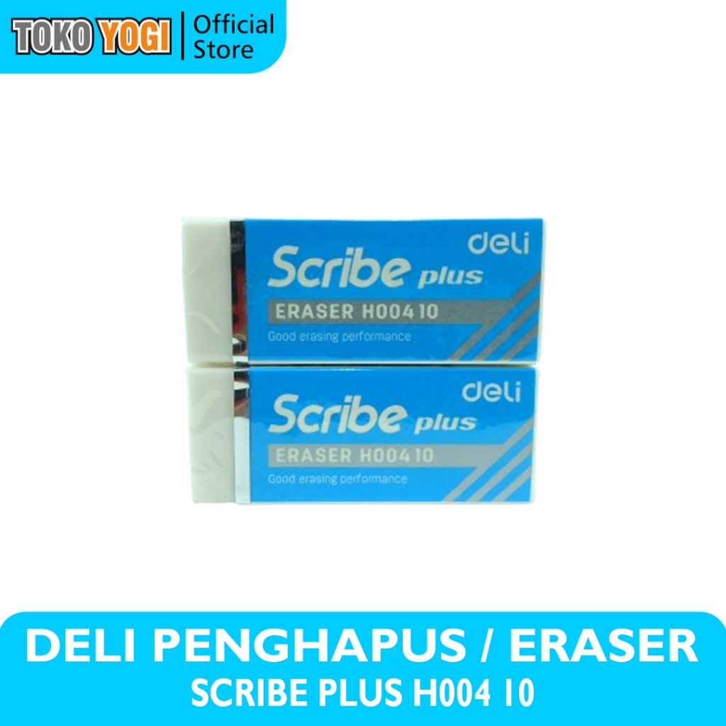 

DELI ERASER PENGHAPUS H00410 SCRIBE PUTIH