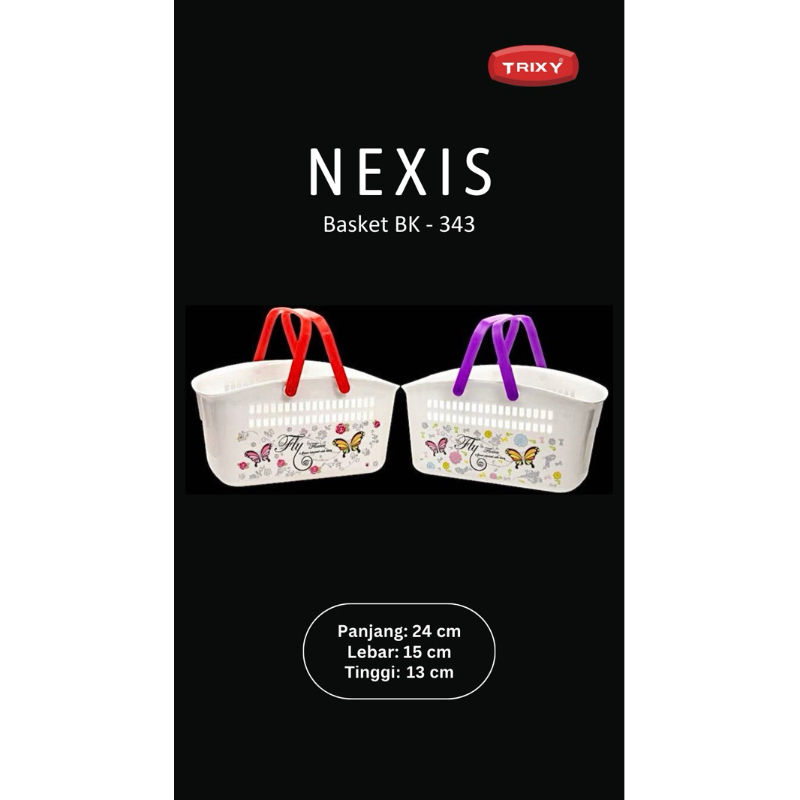 [TRIXY] [FREE BOX] Nexis Basket Putih