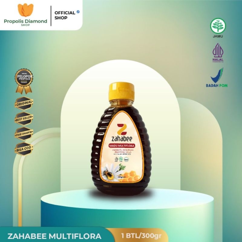 

MADU MURNI ZAHABEE MULTIFLORA 100% 300gr