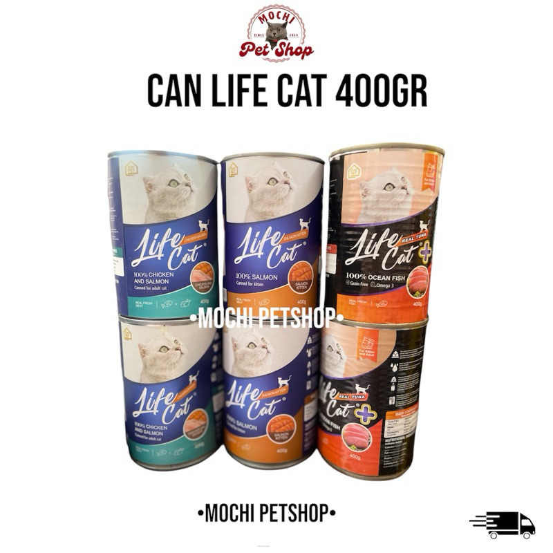 kaleng life cat / makanan basah / wet food