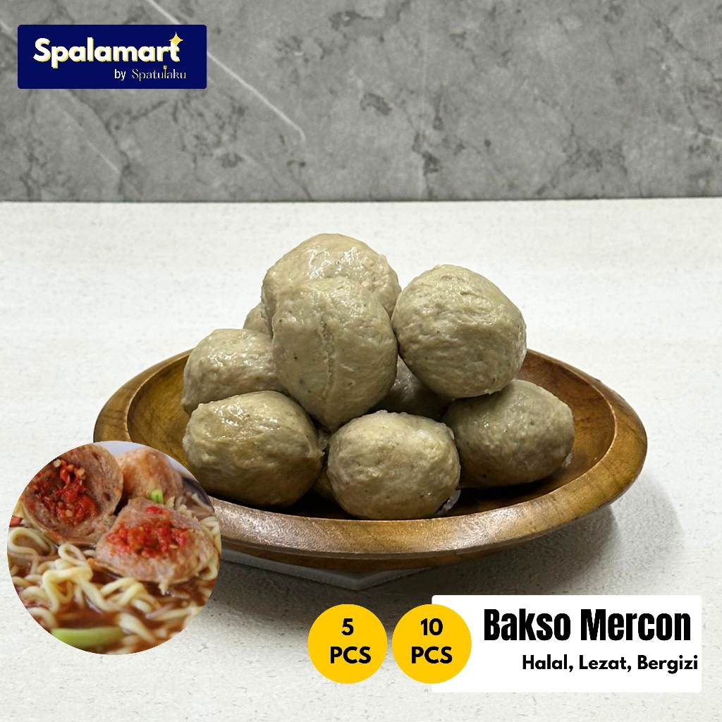 

Bakso Mercon Pedas - Bakso isi sambal gurih