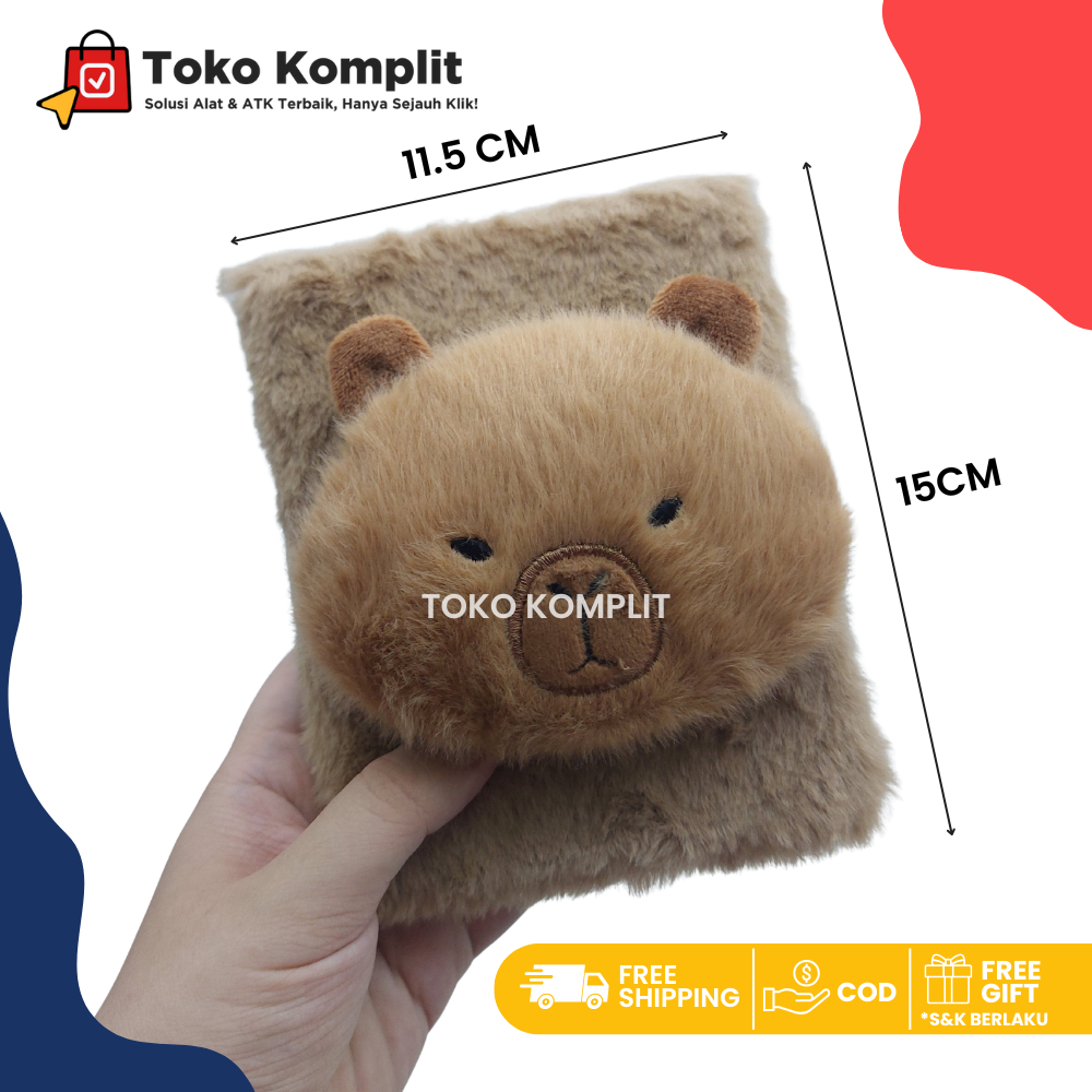 

Komplit - buku A6 notebook bulu Capybara MR64-1342
