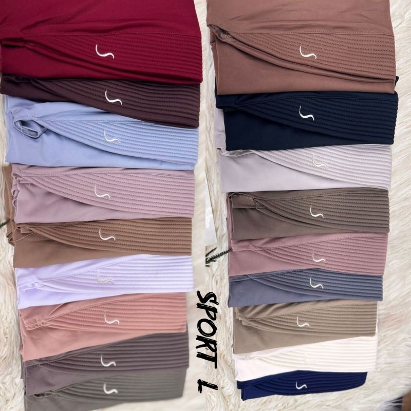 jilbab sport ukuran L