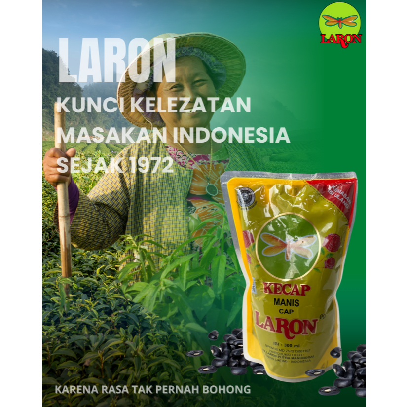 

Kecap Manis Cap Laron 620ml 300ml 150ml/Kecap laron tuban