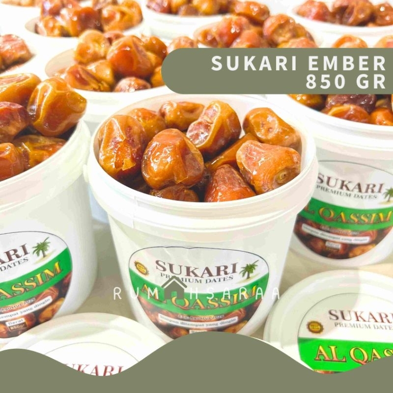 

KURMA SUKARI EMBER 850 GR Sukkari AL QASSIM BASAH MEDAN