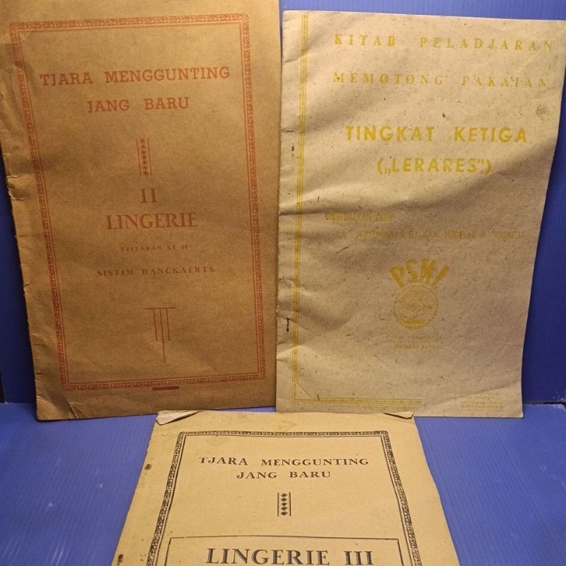 buku ejaan lama cara menggunting buat pola pakaian
