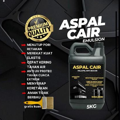 Aspal Cair Anti Rembes dan Bocor 5 Kg