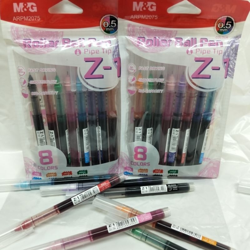 

M&G Roller Ball Pen Z-1 0.5mm ARPM2075 SET pulpen warna set pulpen warna warni roller ball pen