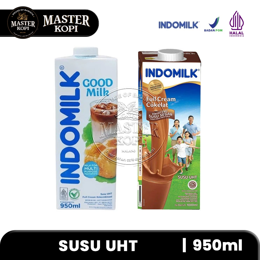 

Susu Indomilk UHT Plain / Cokelat 950ml