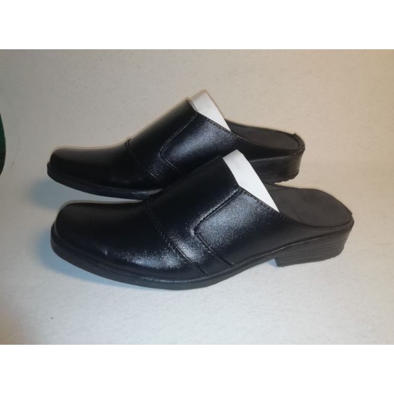 sepatu sandal selop pria, sepatu sandal selop pantopel pria, sepatu sandal selop kantoran pria kekin