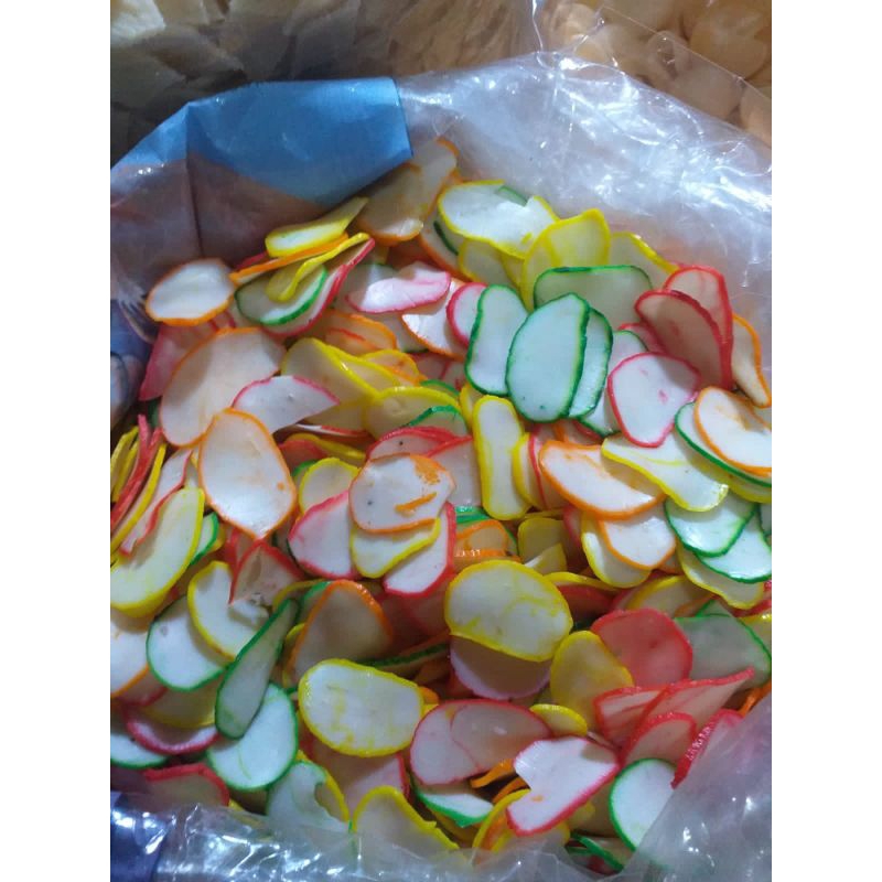 

Krecek Krupuk Mentah Bibir Mini 500gram