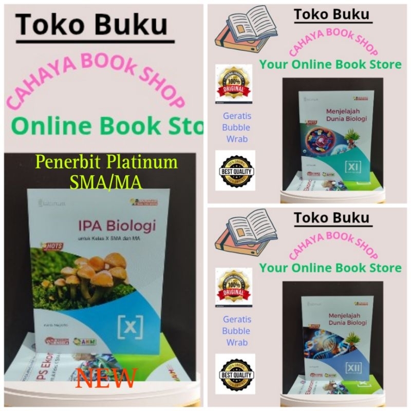 Buku IPA BIologi 10,11,12 SMA Kurikulum Merdeka Platinum