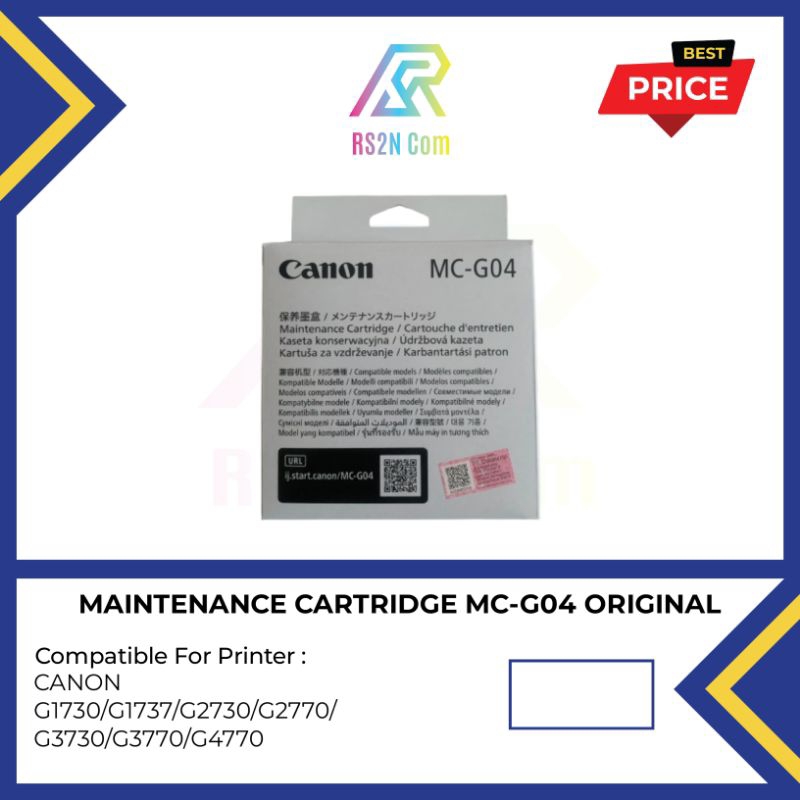 Canon Maintenance Cartridge MC-G04 MCG04 Original (G1730 G1737 G2730 G2770 G3730 G3770 G4770)
