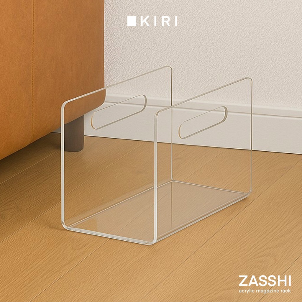 

Rak Majalah Akrilik Holder Stand Buku Folder File Kantor Organizer Bening Tempat Wadah Acrylic