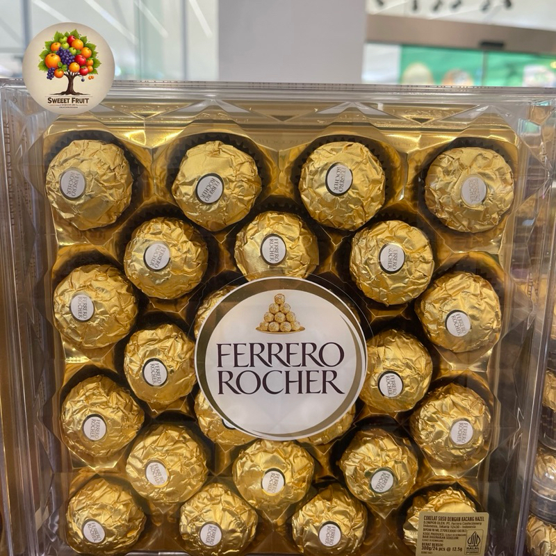 

Ferrero Rocher Chocolate Gold | Coklat Bulat Emas Isi 24 Pcs | Gift Box