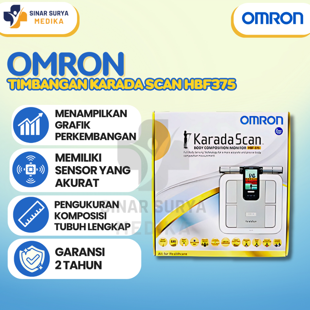 Omron Karada Scan HBF-375 / Timbangan Digital Omron / Timbangan Omron / Omron HBF-375 / Timbangan