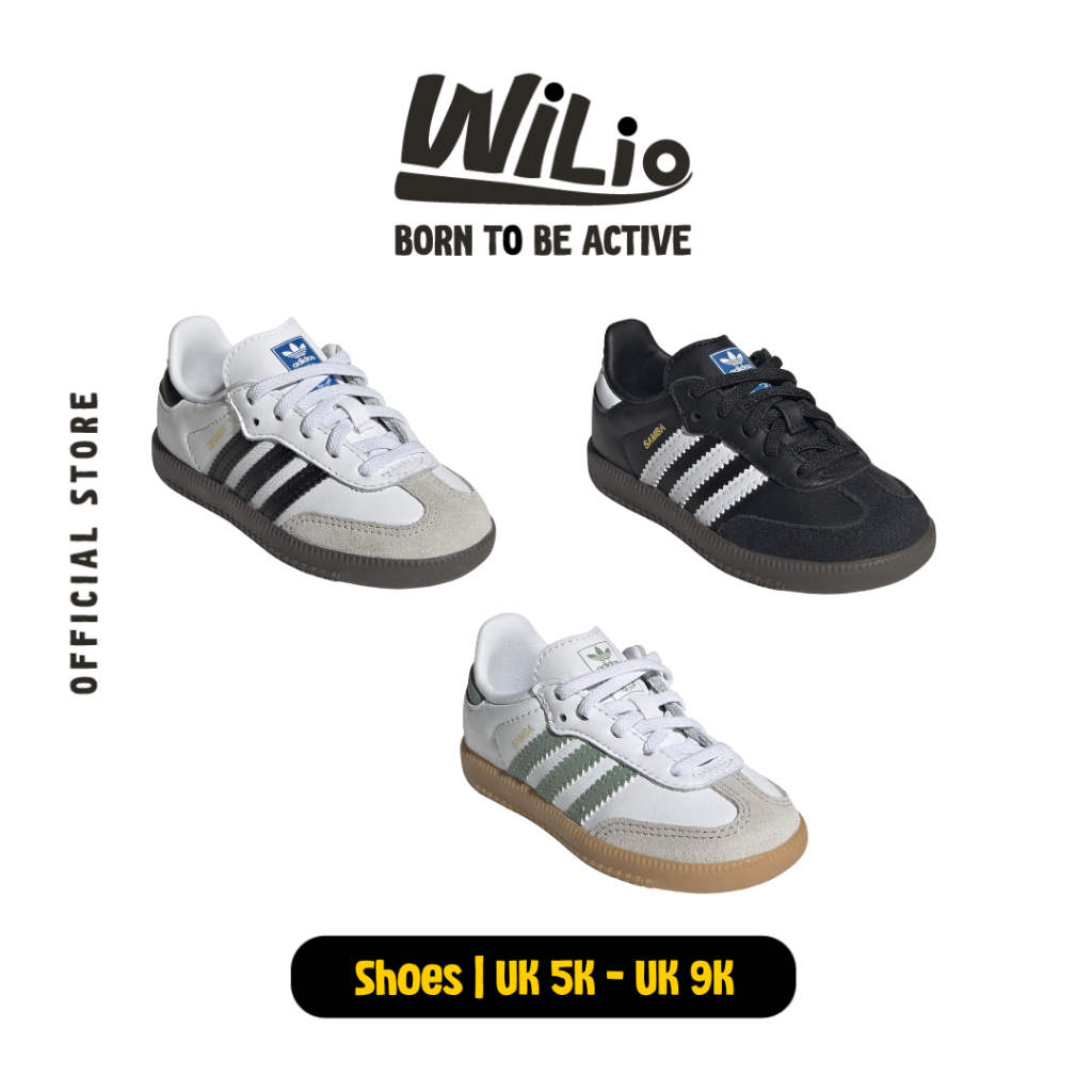 NEW PRODUCT ADIDAS SAMBA OG EL I IE3679 IE3680 JP5487 - SEPATU ANAK TRI KORA33