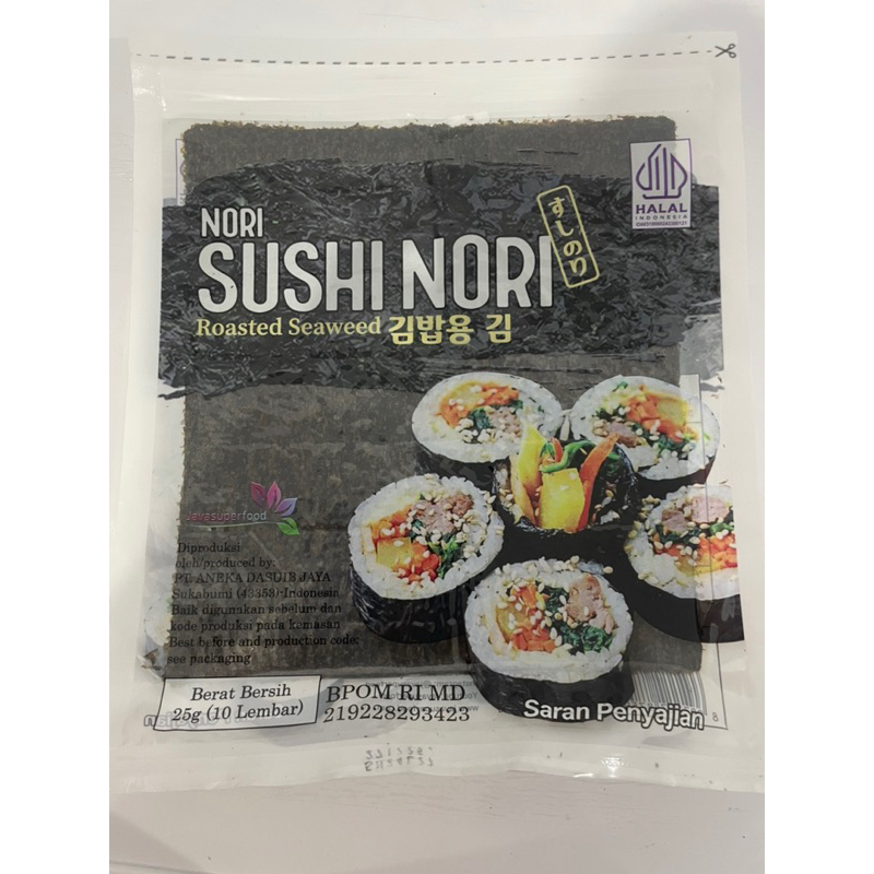 

Sushi Nori isi 20/10 50gr/25gr