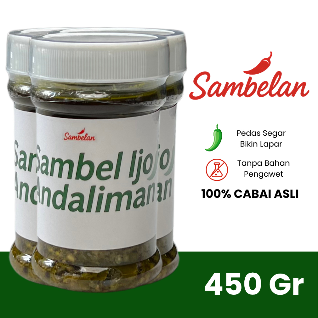 

Sambelan - Sambal Ijo Andalaman Pedas Segar 450 gr