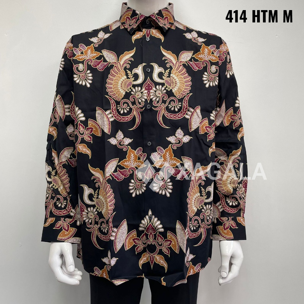 RB 16.5 17.5 JUMBO ALISAN KEMEJA BATIK PRIA ALISAN BIG SIZE