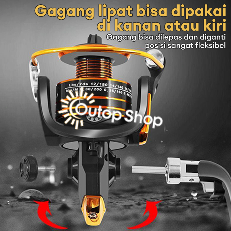 bestpromo wthb outdoor reel-pancing-he7000-30kg-laut-tarikan-pancing-metal-gulungan-pancing-gulungan