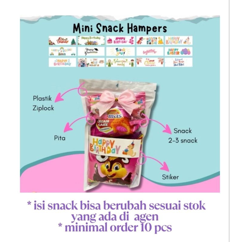 

Hampres mini snack/ mini gift snack