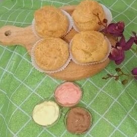 

kue soes homamade isi diplomat cream