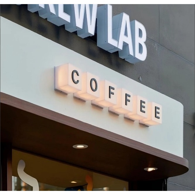 Neon Box Akrilik LED Minimalis Lampu Custom