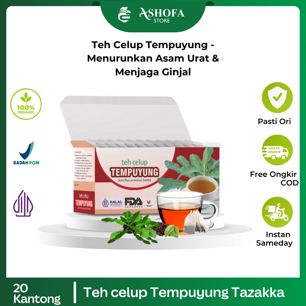 

Teh Herbal Tempuyung Membantu Menurunkan Asam Urat Meluruhkan Batu Ginjal Menguatkan Ginjal