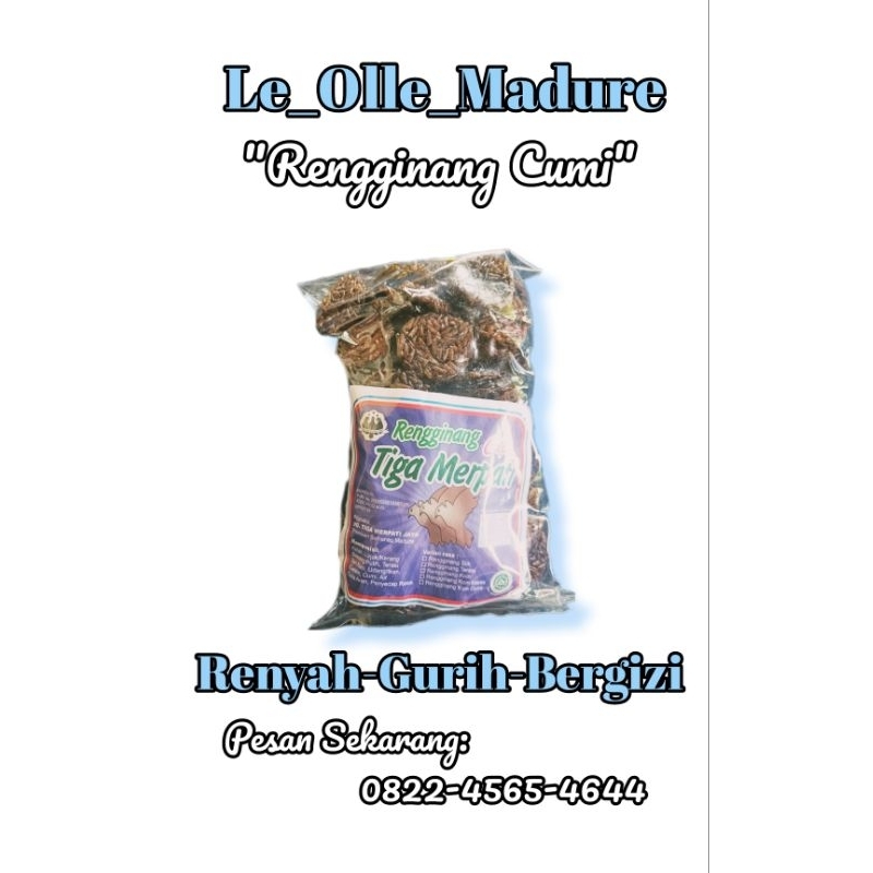 

Rengginang Mentah/Ikan Cumi/ukuran mini/ Cemilan khas Madura/Tiga Merpati
